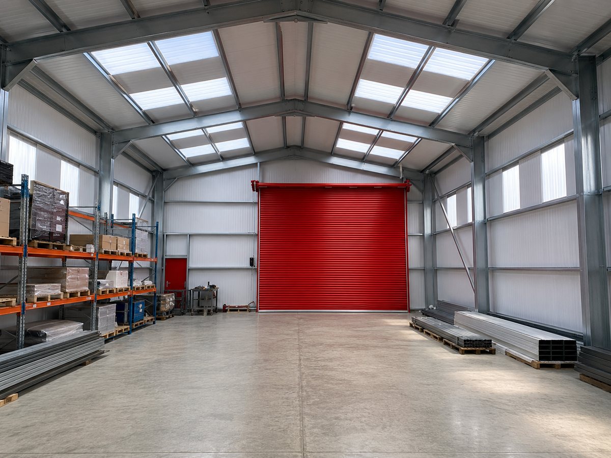 iinsulated steel building interior