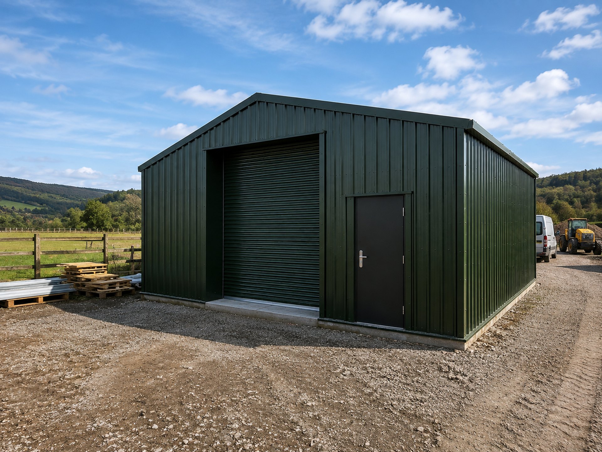 Steel Building Terminology agricultural steel workshop rural yard