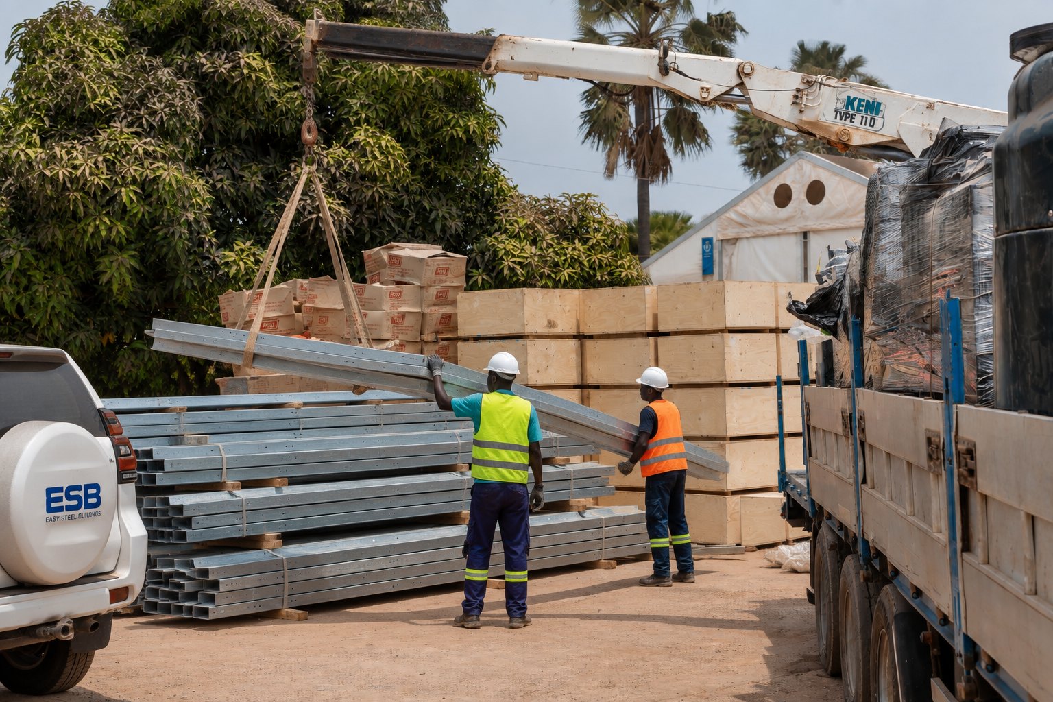 Overseas & Specialist Steel Buildings international steel building delivery africa