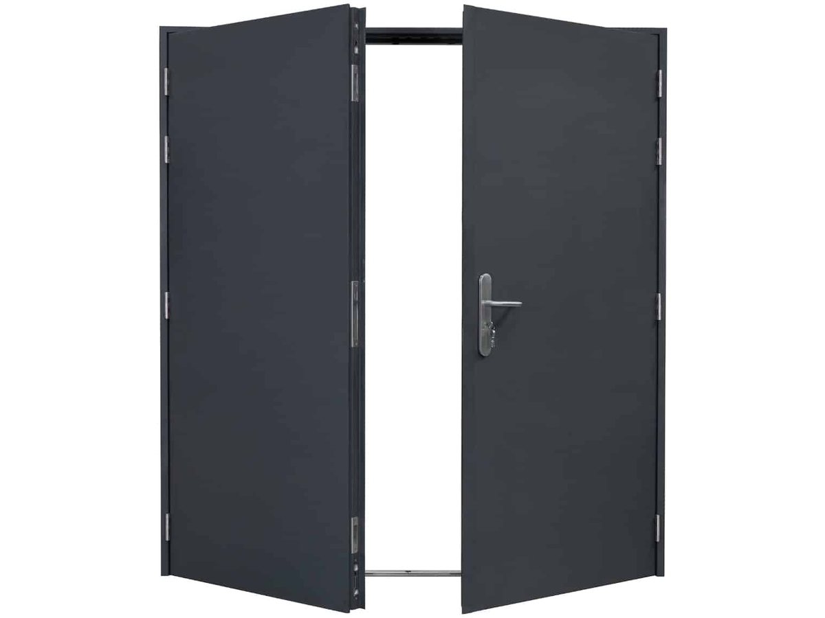 esb double access doors steel building