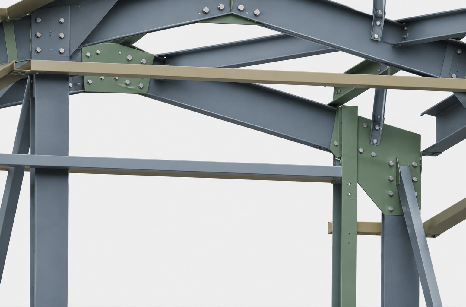What’s Included With Your Steel Building? commercial fully bolted steel frame connections