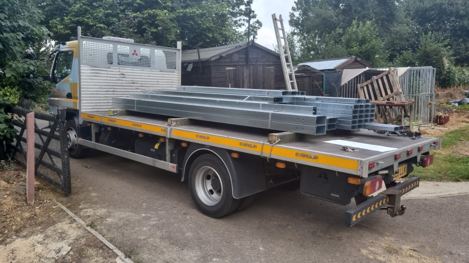 Steel Building Delivery commercial cold rolled steel frame delivery flatbed