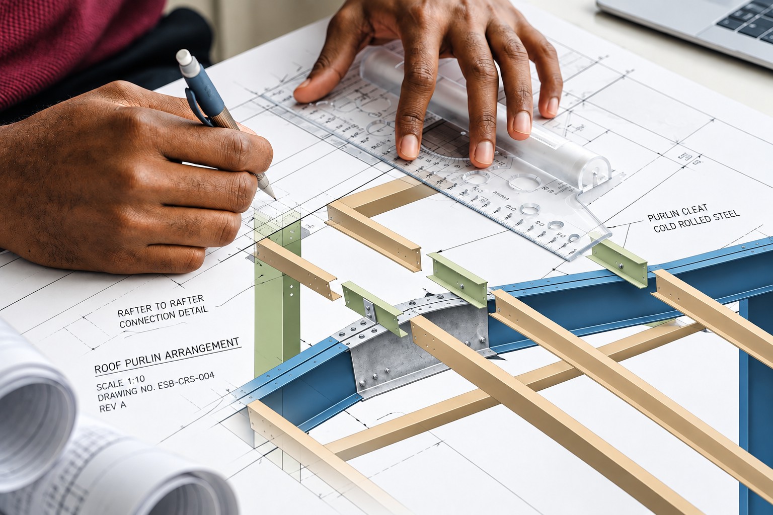 Steel Building Terminology commercial steel building structural design draughtsman