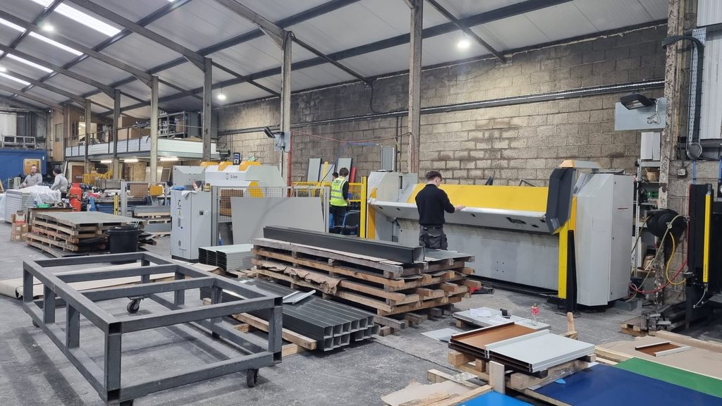 Steel Building Manufacturing commercial esb sheet metal fabrication
